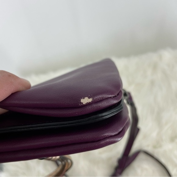 Sondra roberts squared Purple crossbody bag - Picture 4 of 8